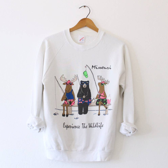 Vintage Other - Vintage Missouri Experience Wildlife Sweatshirt